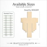 Size reference chart for DRAPERY CROSS