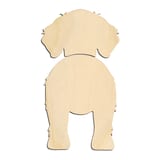 Laser-cut baltic birch silhouette of DRENTSCHE PATRIJSHOND