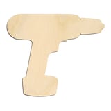 Laser-cut baltic birch silhouette of Cordless Drill