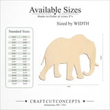 Size reference chart for ELEPHANT CLASSIC WALKING