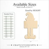 Size reference chart for Elf Sign Gnome