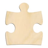 Laser-cut baltic birch silhouette of END JIGSAW PUZZLE PIECE