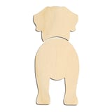 Laser-cut baltic birch silhouette of English Mastiff