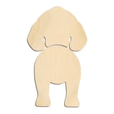 Laser-cut baltic birch silhouette of ENGLISH SPRINGER SPANIEL TWO PIECE BACK