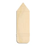 Laser-cut baltic birch silhouette of Engraved Teacher Pencil