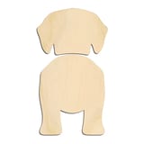 Laser-cut baltic birch silhouette of ENTLE BUCHER MONTAIN DOGS
