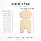 Size reference chart for ENTLE BUCHER MONTAIN DOGS