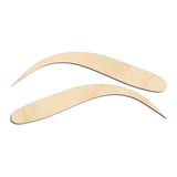 Laser-cut baltic birch silhouette of EYE BROWS