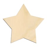 Laser-cut baltic birch silhouette of FAT STAR