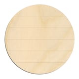 Laser-cut baltic birch silhouette of FAUX SHIPLAP CIRCLE
