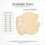 Size reference chart for FEMALE SNOWMAN HEAD SET