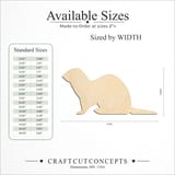 Size reference chart for FERRET