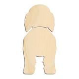 Laser-cut baltic birch silhouette of FIELD SPANIEL