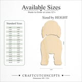 Size reference chart for FIELD SPANIEL
