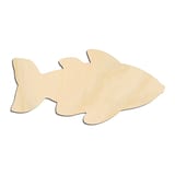 Laser-cut baltic birch silhouette of FISH PERCH SILHOUETTE