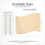 Size reference chart for FLAG