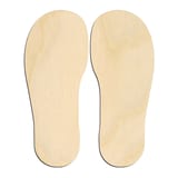 Laser-cut baltic birch silhouette of FLIP FLOPS SILHOUETTE