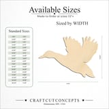 Size reference chart for FLYING DUCK