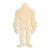 Laser-cut baltic birch silhouette of FRONT STANDING BIGFOOT