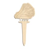 Laser-cut baltic birch silhouette of GARDEN MARKER LEEK