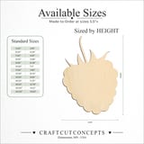 Size reference chart for GARDEN RASPBERRY