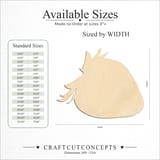 Size reference chart for GARDEN STRAWBERRY