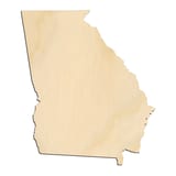 Laser-cut baltic birch silhouette of GEORGIA STATE SILHOUETTE