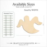 Size reference chart for GHOST WAVY ARMS