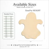 Size reference chart for GHOST WIDE