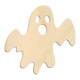 Laser-cut baltic birch silhouette of GHOST WINGED