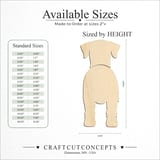 Size reference chart for GIANT SCHNAUZER
