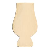 Laser-cut baltic birch silhouette of GLENCAIRN WINE