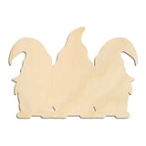 Laser-cut baltic birch silhouette of GNOME SET