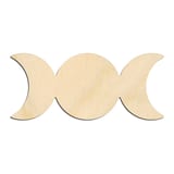 Laser-cut baltic birch silhouette of GODDESS SYMBOL