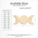 Size reference chart for GODDESS SYMBOL