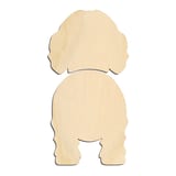Laser-cut baltic birch silhouette of GRAND BASSET G V