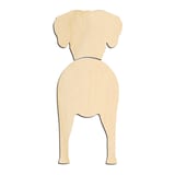 Laser-cut baltic birch silhouette of GREAT DANE TWO PIECE BACK VIEW