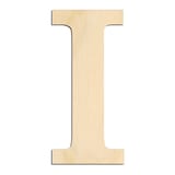 Laser-cut baltic birch silhouette of GREEK LETTER IOTA