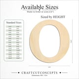 Size reference chart for GREEK LETTER OMICRON
