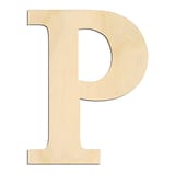Laser-cut baltic birch silhouette of GREEK LETTER RHO