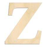 Laser-cut baltic birch silhouette of GREEK LETTER ZETA