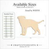 Size reference chart for GREYHOUND PUPPY