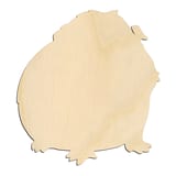 Laser-cut baltic birch silhouette of GUINEA PIG