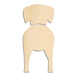 Laser-cut baltic birch silhouette of Harrier Dog