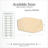 Size reference chart for HAY BALE SILHOUETTE