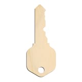 Laser-cut baltic birch silhouette of HOUSE KEY