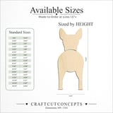 Size reference chart for IBIZAN HOUNDS