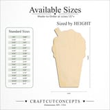 Size reference chart for ICEE SNOW CONE