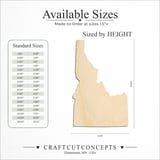 Size reference chart for IDAHO STATE CRAFT VARIANT