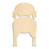 Laser-cut baltic birch silhouette of JAPANESE CHIN